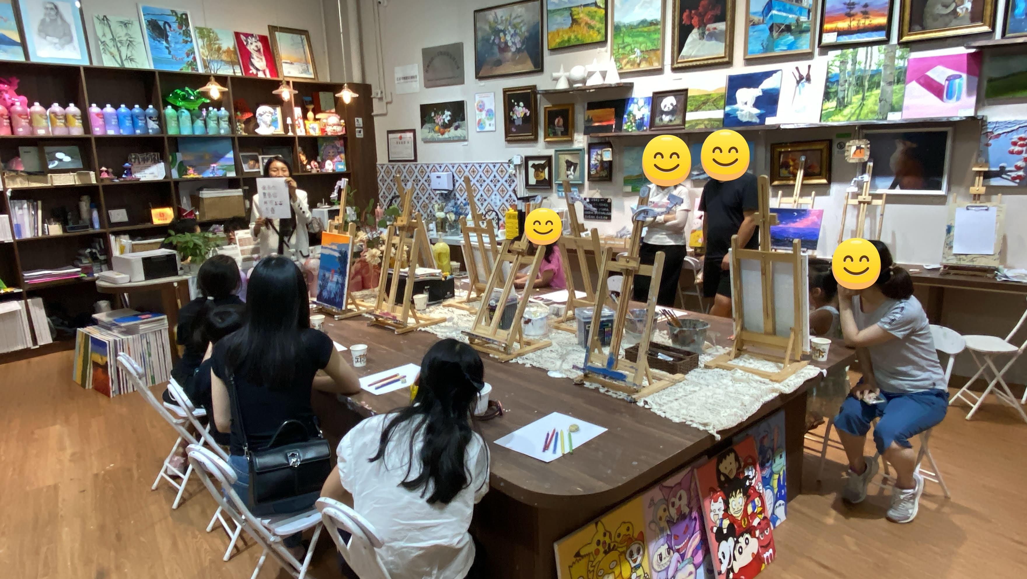 親子繪畫心理探索工作坊現場照片1