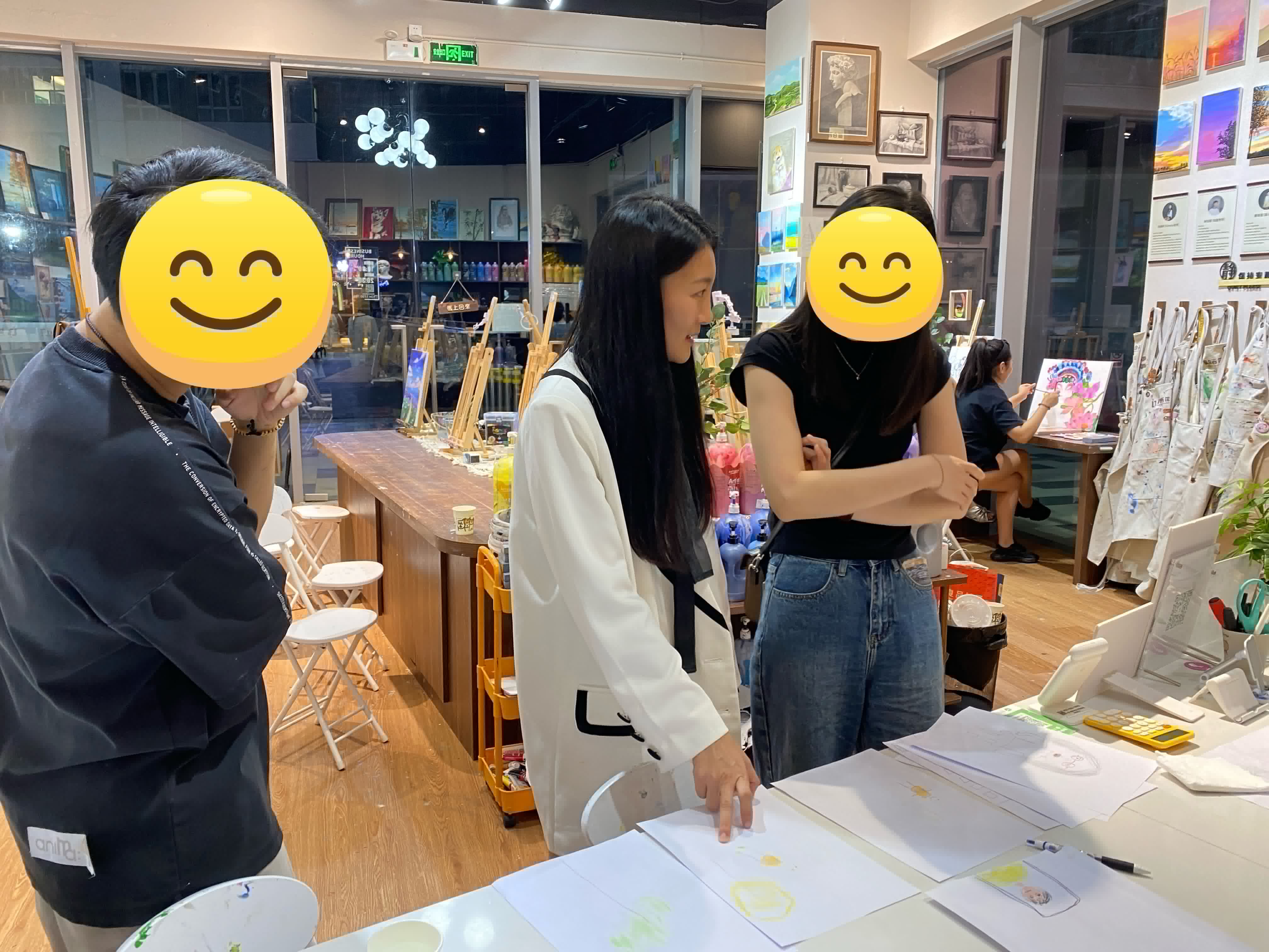 親子繪畫心理探索工作坊現場照片4